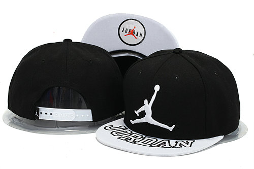 Jordan Black Snapback Hat YS 0606